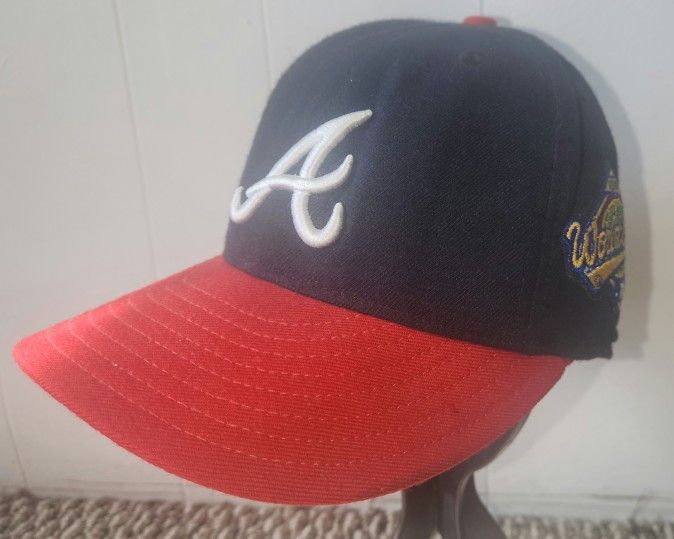 New Era 1996 MLB WORLD SERIES Size 7 1/2 Wool Hat RARE!!