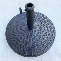 $45 (Brand New) Heavy patio umbrella base 20” round stand outdoor garden market, weight 55lbs