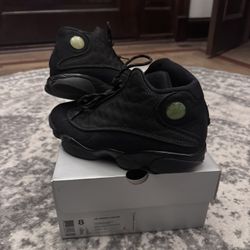 Nike Air Jordan 13 Retro Men’s Black Anthracite Black Cat Size 8