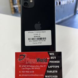iPhone 11 64GB AT&T/Cricket 