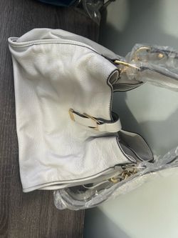 Cream ladies handbag