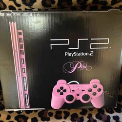 Pink PS2 Japan console • PLAYS JAPANESE GAMES ONLY • JAPAN EXCLUSIVE