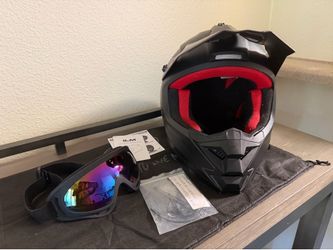 ILM-Z705 Matte Black Motorcycle Helmet