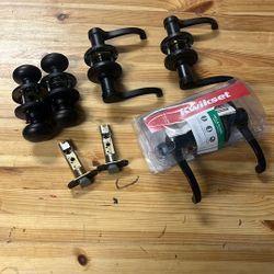 Set Of 5 Kwikset Door Handles 