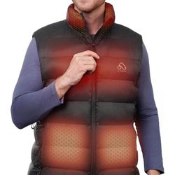Heated Vest for men with Battery Pack, Rechargeable, Lightweight Fast Heating, Ideal Christmas Gifts for Him