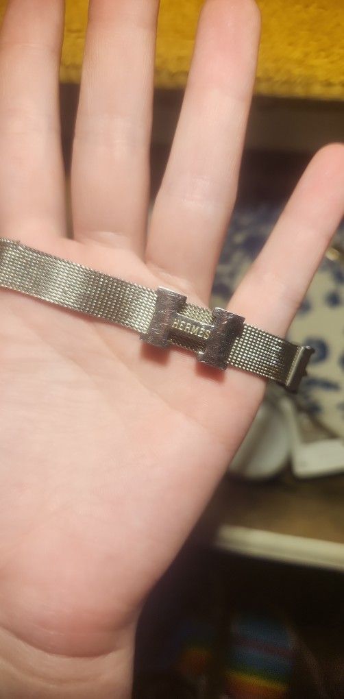 Hermes Silver Bracelet
