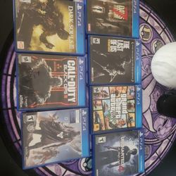 PS4 & PS3 Games(Prices In Description)
