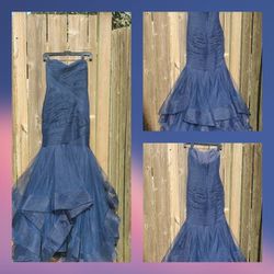 Blue Belle Mermaid dress