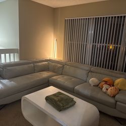 Big Ass Grey Sectional Sofa Couch