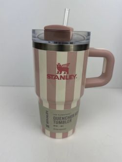 Stanley 20 oz Quencher H2.0 FlowState Tumbler Oasis Peach Whip Cabana Gloss 