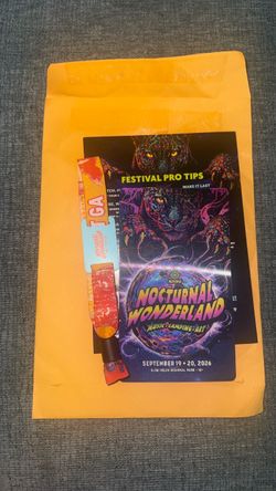 Nocturnal Wonderland SAT general admission