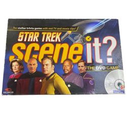 Star Trek Scene It? Trivia DVD Game 2009 Fun TV Board Game OPEN BOX
