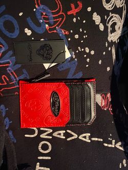 Ed Hardy Red & Black Card Holder