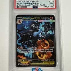 Mega charizard X ex PSA 9