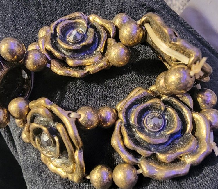 Vintage Rose Stretch Bracelet