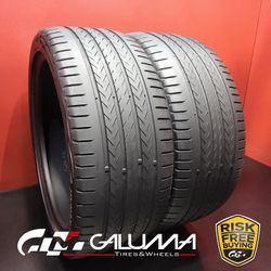 Set of 2 Tires LikeNEW Continental EcoContact 6Q ★MO 245/40R20 No Repairs #96789