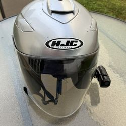 HJC 3/4 (open face) Helmet Size Large With Attached XTC camera