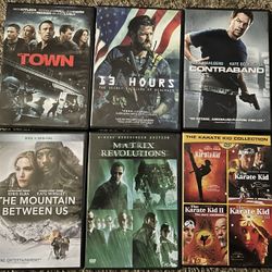 9 Pack Action DVDs