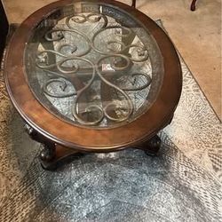 Ashley Norcastle Coffee Table and two end tables