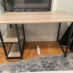 Sturdy Desk with Storage