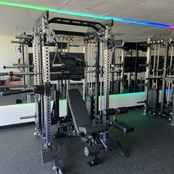 LYNX Fitness 3 in 1 PRO Series Rack🔹All In One Home Gym🔹Smith Machine🔹Dual Cable Machine🔹Squat Rack
