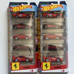 Hot Wheels Ferrari 5 Pack