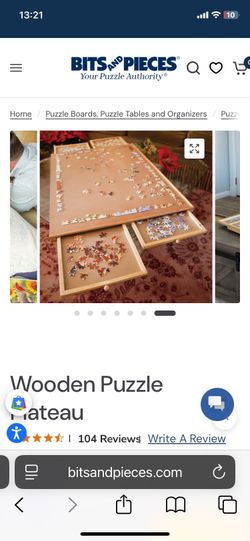 Puzzle board with 6 trays