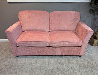 BRAND NEW Pink Loveseat Sofa