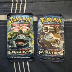 Pokemon Sealed XY Evolution Packs 2