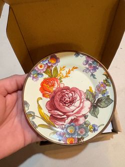 Mackenzie child white floral set of 4