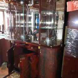 4 Piece monumental Italian  cabinet