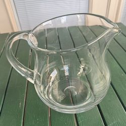 Brand new vintage glass pitcher