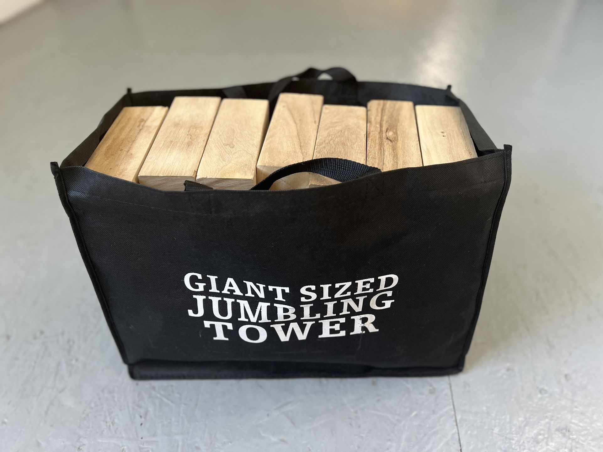 Giant Jenga set!