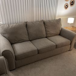 Gray Couch & Loveseat