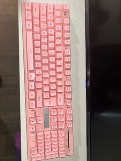 LED keyboard Pink