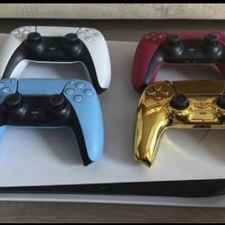 PS5 Digital With 4 Controllers 