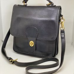 💥 Vintage💥COACH Black Leather Willis Bag No. L7C-5180