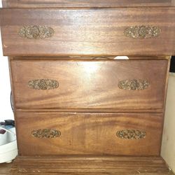 Solid wood dresser 