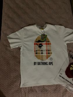 Burberry Bape tee shirt