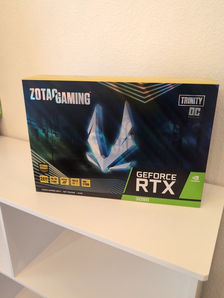 Zotac G-Force RTX 3090 Trinity Slightly Used With Box