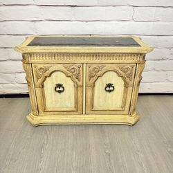 Vintage French Provincial Bar Cabinet