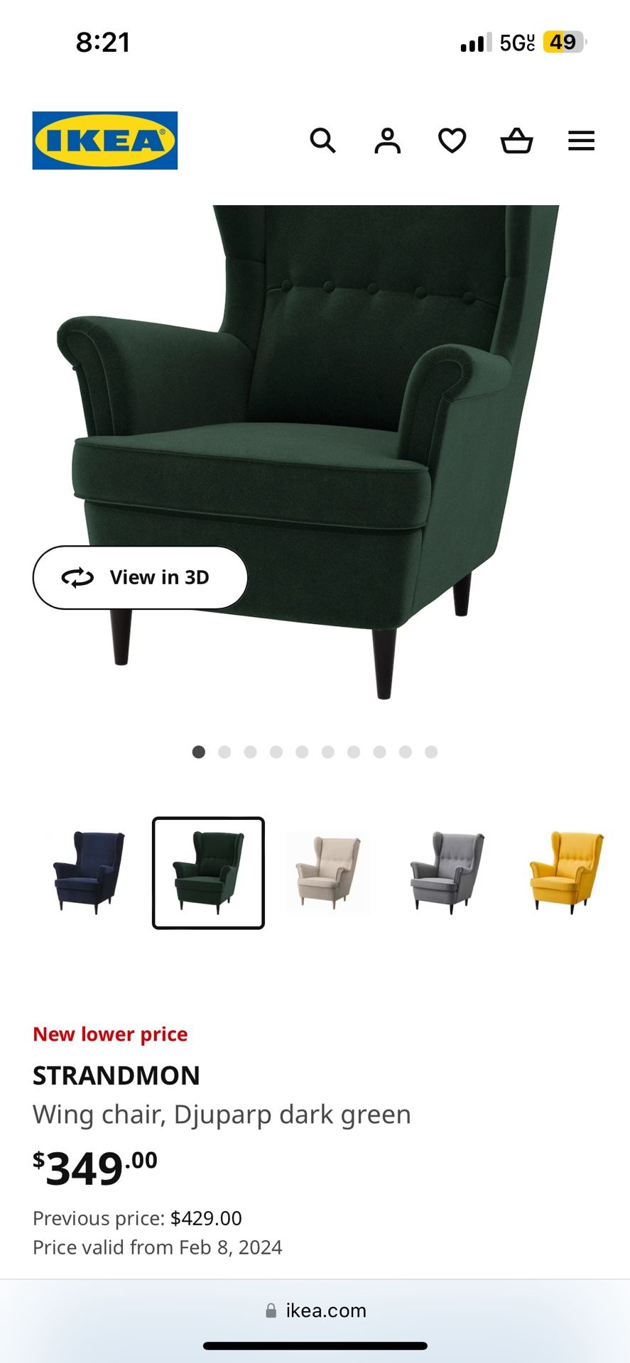 Green Velvet Armchair 