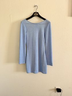 Divided Light Blue Dress