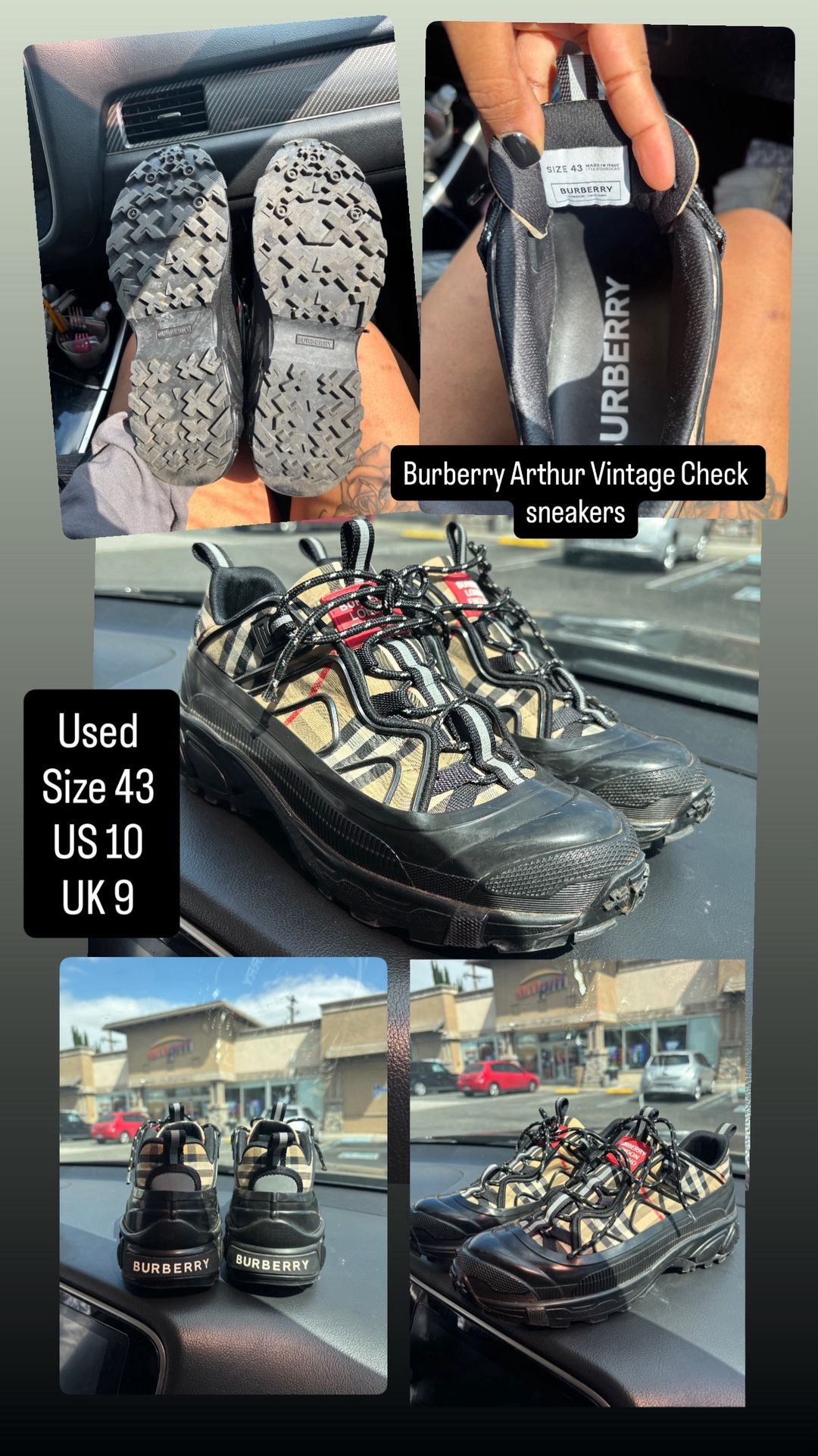 Burberry Arthur Vintage Check sneakers