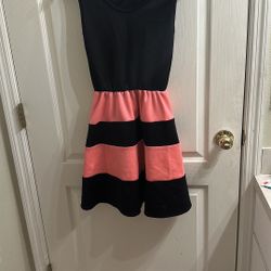 French Atmosphere Color Block Dress