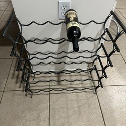 Stackable  Metal Wine Rack