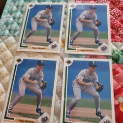 Edgar Martinez 4 1991 Upper Deck Baseball Cards Lot 