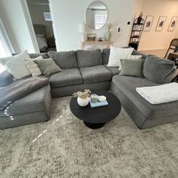 Large Gray Sectional 