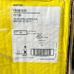 TSGB 1624 Telescoping Screw Gun Bracket 16” TO 24”
