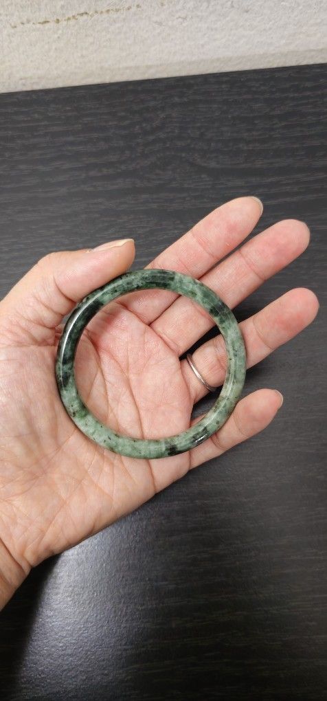 Authentic Burmese Jadeite Bangle